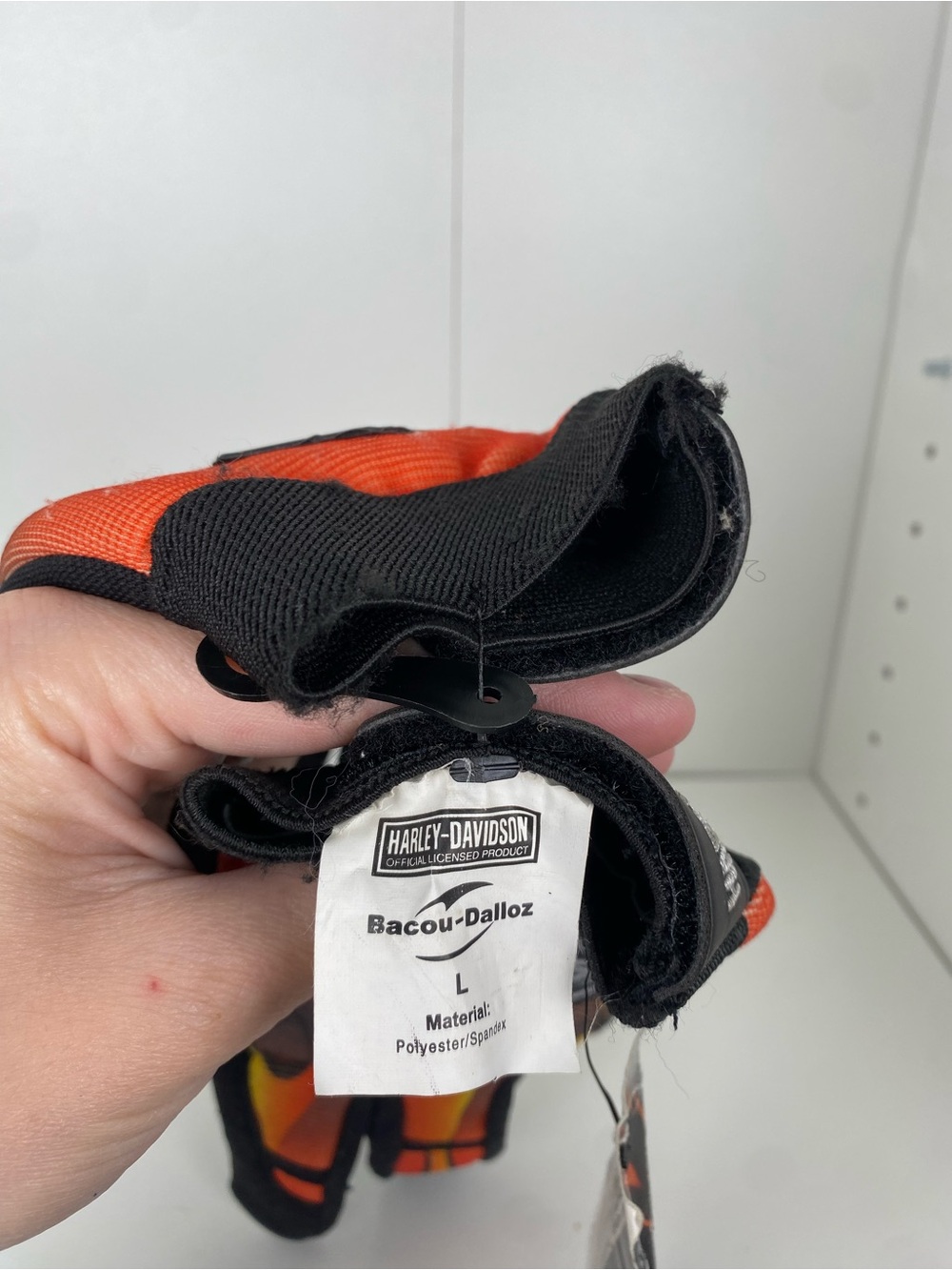 Harley-Davidson Mechanics Flames Gloves Adult Large - Picture 5 of 5